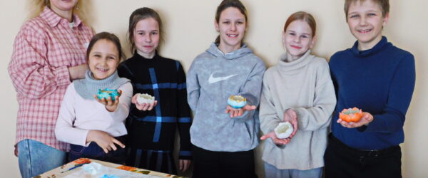К Воскресению Христову учащиеся воскресной школы «Чистое сердце» Знаменского храма города Верхний Тагил создали пасхальные композиции