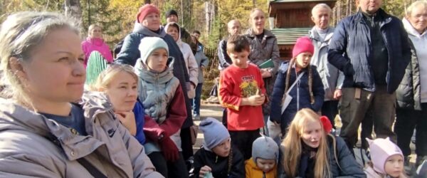 Прекрасный осенний поход воскресных школ! И праздник, и познание, и молитва!