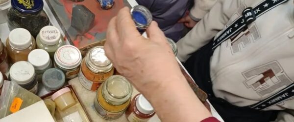 Воспитанники воскресной школы «Благовест» посетили иконописную мастерскую